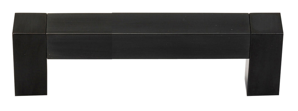 Alno A420-35-BRZ: 3-1/2" cc Block Cabinet Pull - Bronze