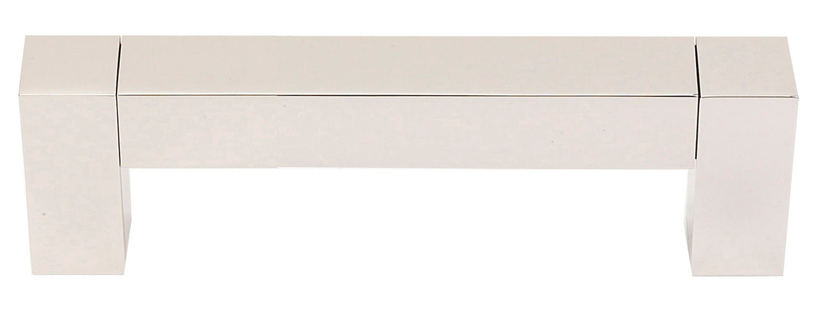 Alno A420-35-PN: 3-1/2" cc Block Cabinet Pull - Polished Nickel