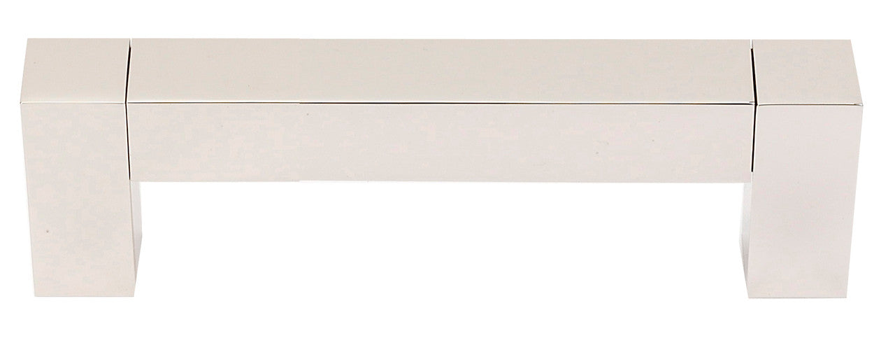 Alno A420-35-PN: 3-1/2" cc Block Cabinet Pull - Polished Nickel