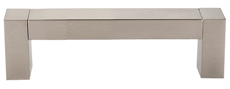 Alno A420-35-SN: 3-1/2" cc Block Cabinet Pull - Satin Nickel