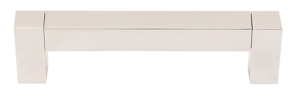 Alno A420-4-PN: 4" cc Block Cabinet Pull - Polished Nickel