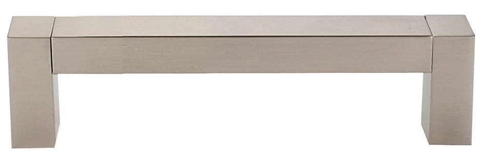 Alno A420-4-SN: 4" cc Block Cabinet Pull - Satin Nickel