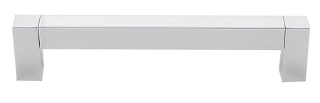 Alno A420-6-PB/NL: 6" cc Block Cabinet Pull - Unlacquered Brass