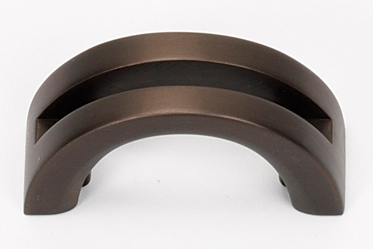 Alno A421-CHBRZ: 1-1/2" Slit Top Cabinet Pull - Chocolate Bronze