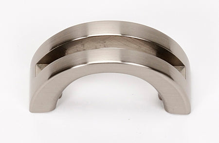 Alno A421-SN: 1-1/2" Slit Top Cabinet Pull - Satin Nickel