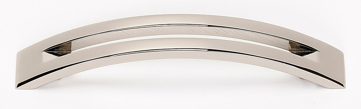 Alno A422-4-PN: 4" cc Slit Top Cabinet Pull - Polished Nickel