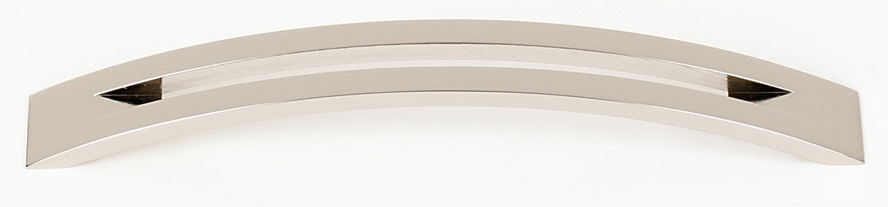 Alno A422-6-PN: 6" cc Slit Top Cabinet Pull - Polished Nickel