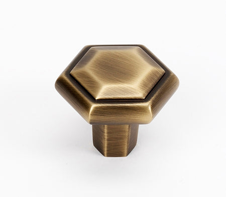 Alno A423-AEM: 1-1/4" Nicole Cabinet Knob - Antique English Matte