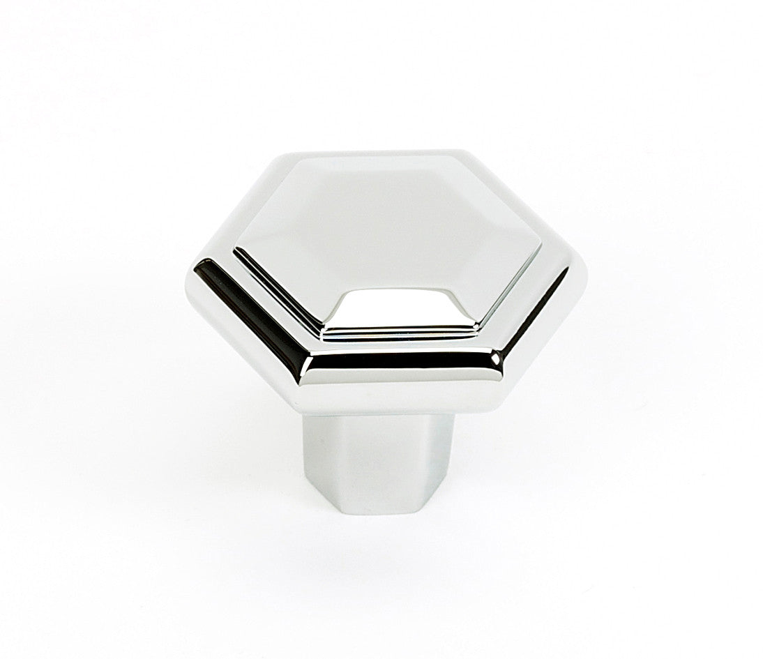 Alno A423-PN: 1-1/4" Nicole Cabinet Knob - Polished Nickel