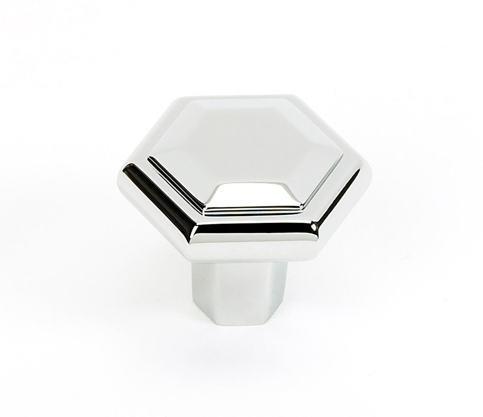 Alno A423-PN: 1-1/4" Nicole Cabinet Knob - Polished Nickel