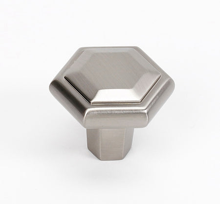 Alno A423-SN: 1-1/4" Nicole Cabinet Knob - Satin Nickel