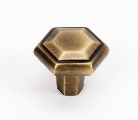 Alno A424-AEM: 1-1/2" Nicole Cabinet Knob - Antique English Matte