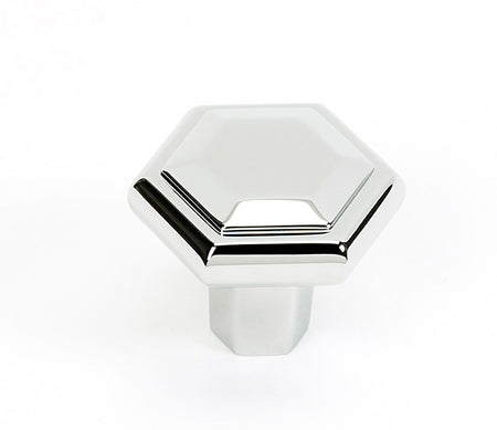 Alno A424-PN: 1-1/2" Nicole Cabinet Knob - Polished Nickel