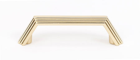 Alno A427-3-PB: 3" cc Nicole Cabinet Pull - Polished Brass