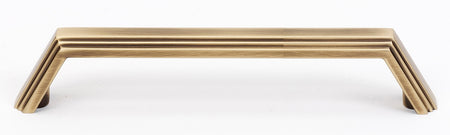 Alno A427-35-AEM: 3-1/2" cc Nicole Cabinet Pull - Antique English Matte