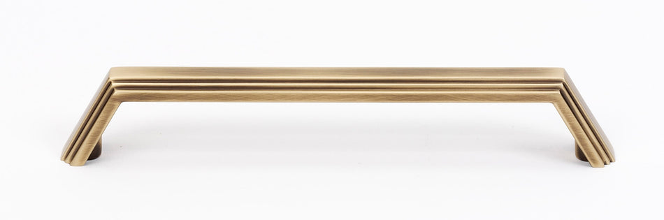 Alno A427-6-AEM: 6" cc Nicole Cabinet Pull - Antique English Matte