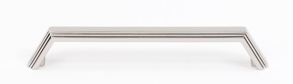 Alno A427-6-PN: 6" cc Nicole Cabinet Pull - Polished Nickel
