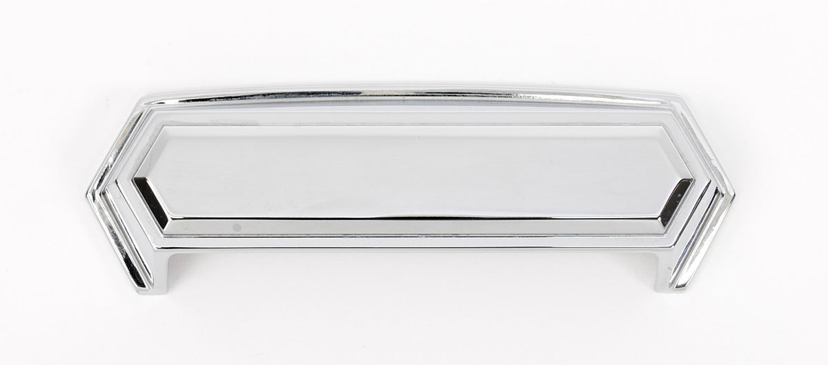 Alno A429-PC: 4" cc Nicole Cup Cabinet Pull - Polished Chrome