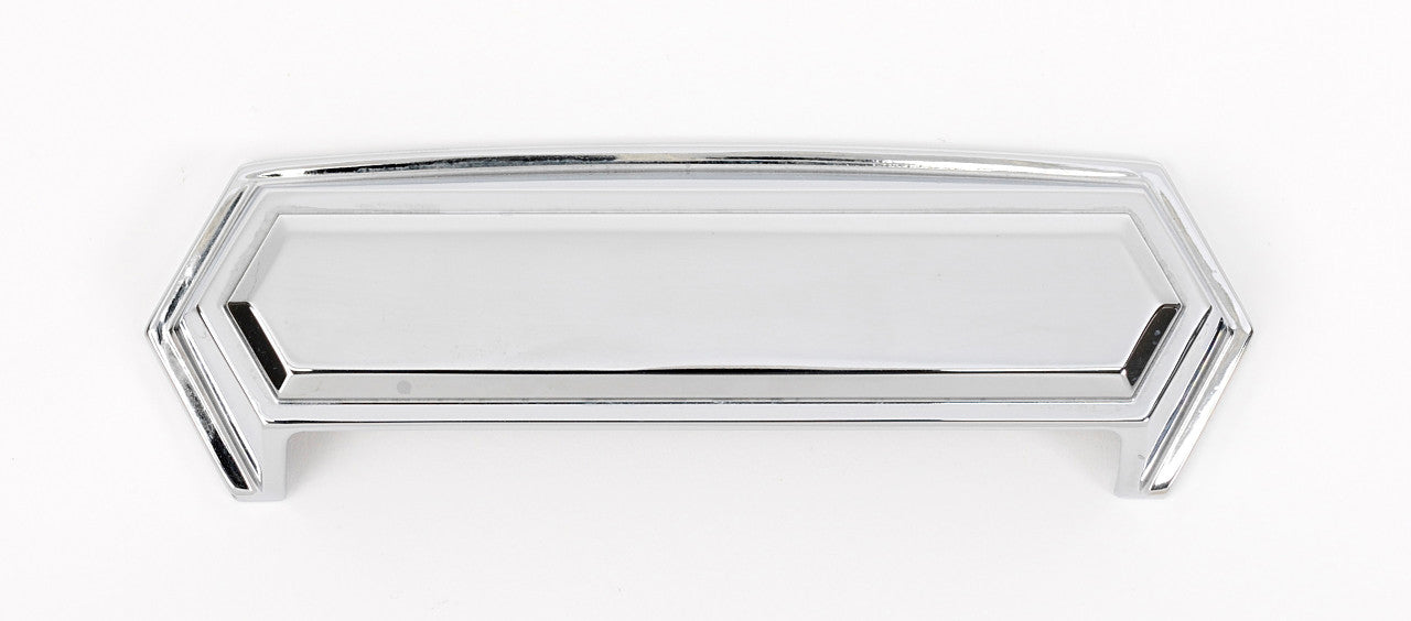 Alno A429-PC: 4" cc Nicole Cup Cabinet Pull - Polished Chrome
