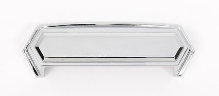 Alno A429-PC: 4" cc Nicole Cup Cabinet Pull - Polished Chrome