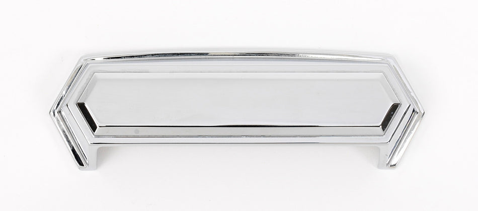 Alno A429-PC: 4" cc Nicole Cup Cabinet Pull - Polished Chrome