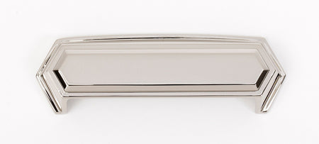 Alno A429-PN: 4" cc Nicole Cup Cabinet Pull - Polished Nickel
