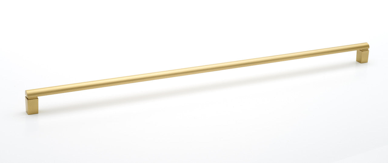 Alno A430-18-SB: 18" cc Vogue Cabinet Pull - Satin Brass