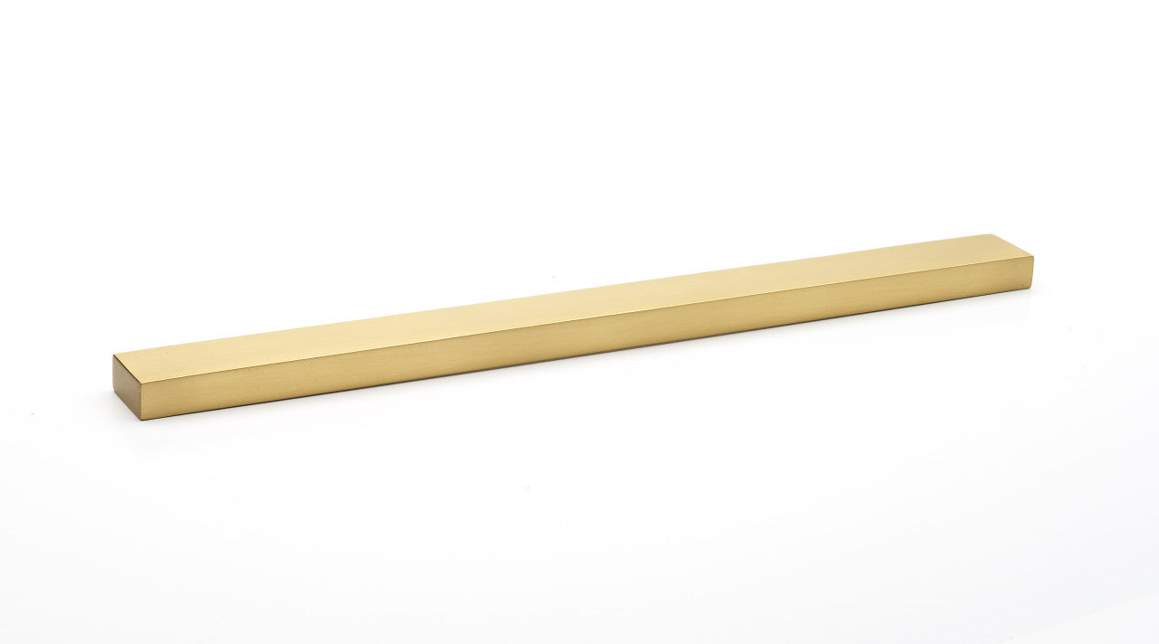 Alno A440-12-SB: 12" cc Tempo Cabinet Pull - Satin Brass