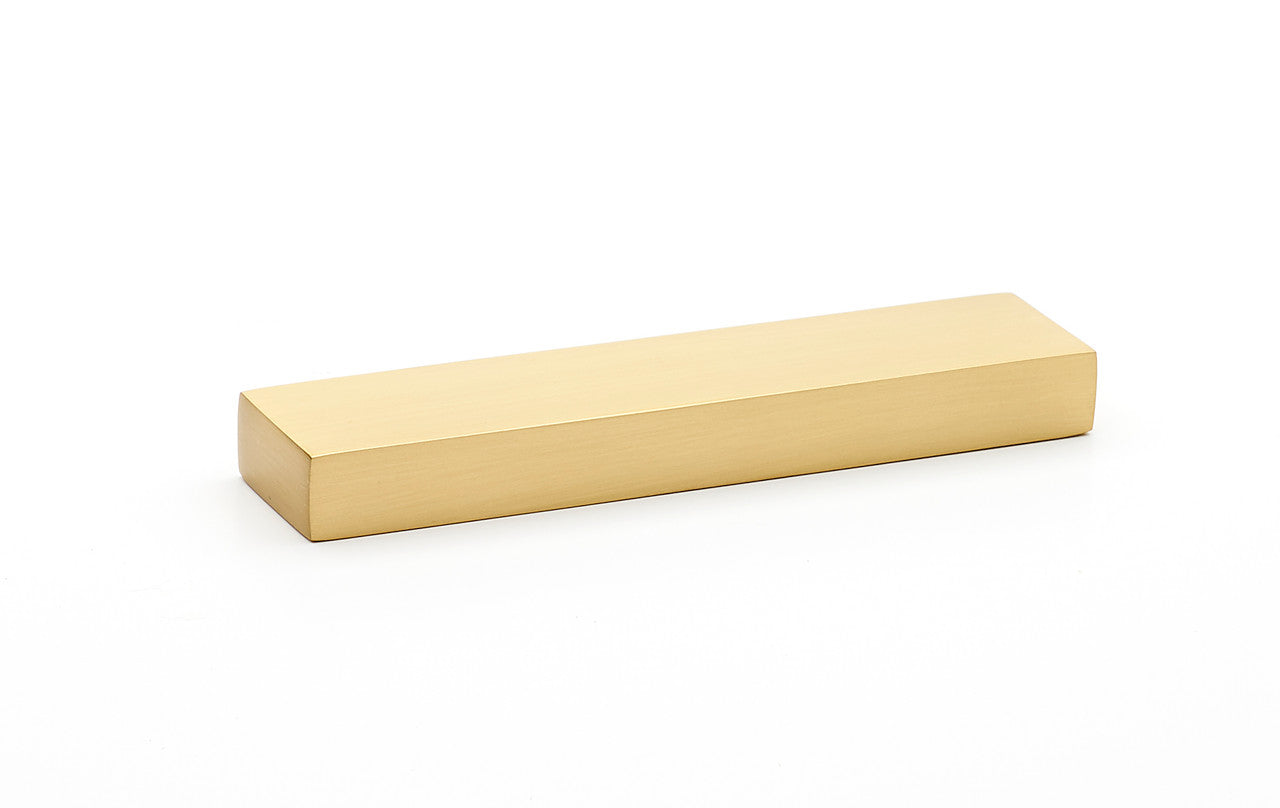 Alno A440-4-SB: 4" cc Tempo Cabinet Pull - Satin Brass