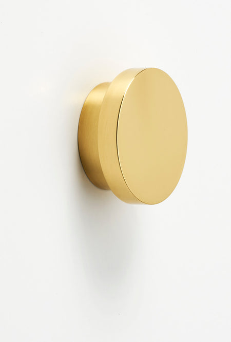 Alno A450-38-PB: 1-1/2" Redondo Cabinet Knob - Polished Brass