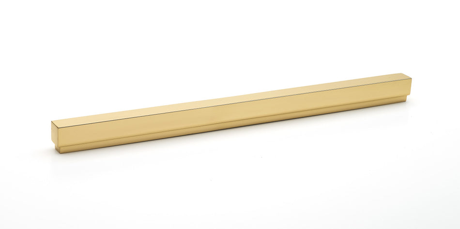 Alno A460-12-PB: 12" cc Simplicity Cabinet Pull - Polished Brass