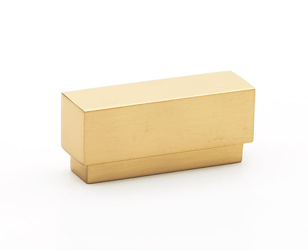 Alno A460-15-SB: 1-1/2" Simplicity Cabinet Pull - Satin Brass