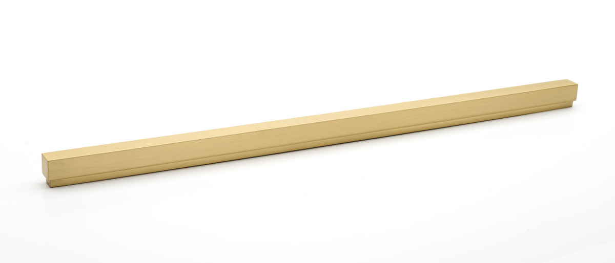 Alno A460-18-SB: 18" cc Simplicity Cabinet Pull - Satin Brass