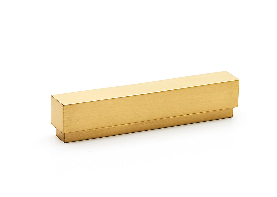 Alno A460-3-SB: 3" cc Simplicity Cabinet Pull - Satin Brass