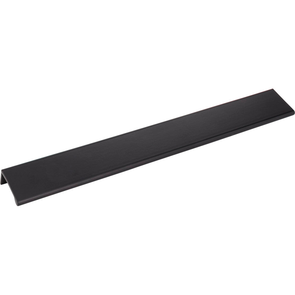 Elements A500-12MB: 90 mm cc Edgefield Edge Cabinet Pull - Matte Black
