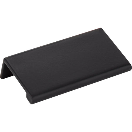 Elements A500-3MB: 60 mm cc Edgefield Edge Cabinet Pull - Matte Black
