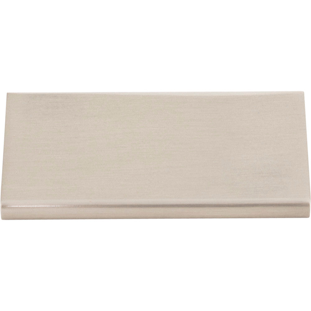 Elements A500-3SN: 60 mm cc Edgefield Edge Cabinet Pull - Satin Nickel
