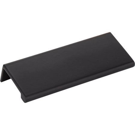 Elements A500-4MB: 76 mm cc Edgefield Edge Cabinet Pull - Matte Black