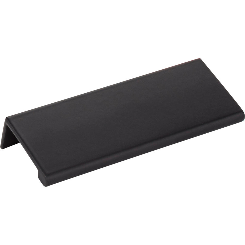 Elements A500-4MB: 76 mm cc Edgefield Edge Cabinet Pull - Matte Black