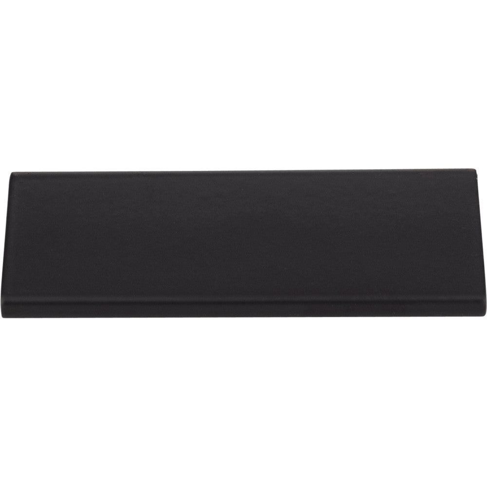 Elements A500-4MB: 76 mm cc Edgefield Edge Cabinet Pull - Matte Black