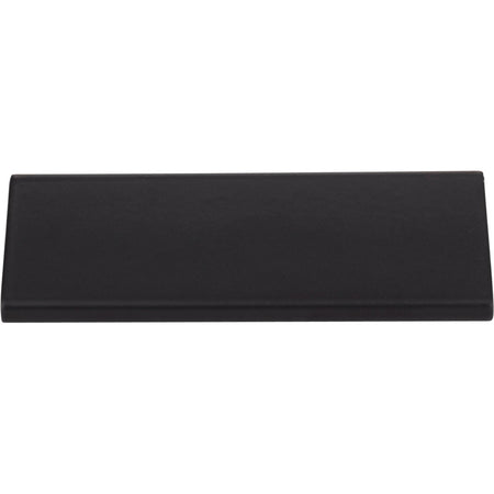 Elements A500-4MB: 76 mm cc Edgefield Edge Cabinet Pull - Matte Black