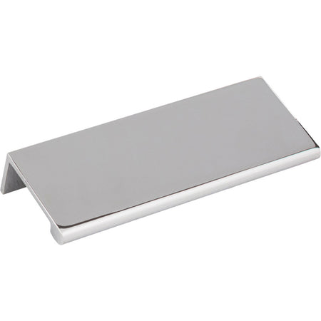 Elements A500-4PC: 76 mm cc Edgefield Edge Cabinet Pull - Polished Chrome