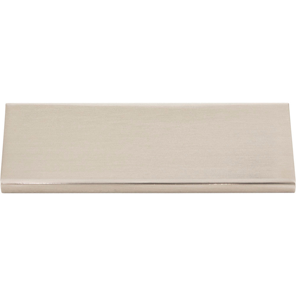Elements A500-4SN: 76 mm cc Edgefield Edge Cabinet Pull - Satin Nickel