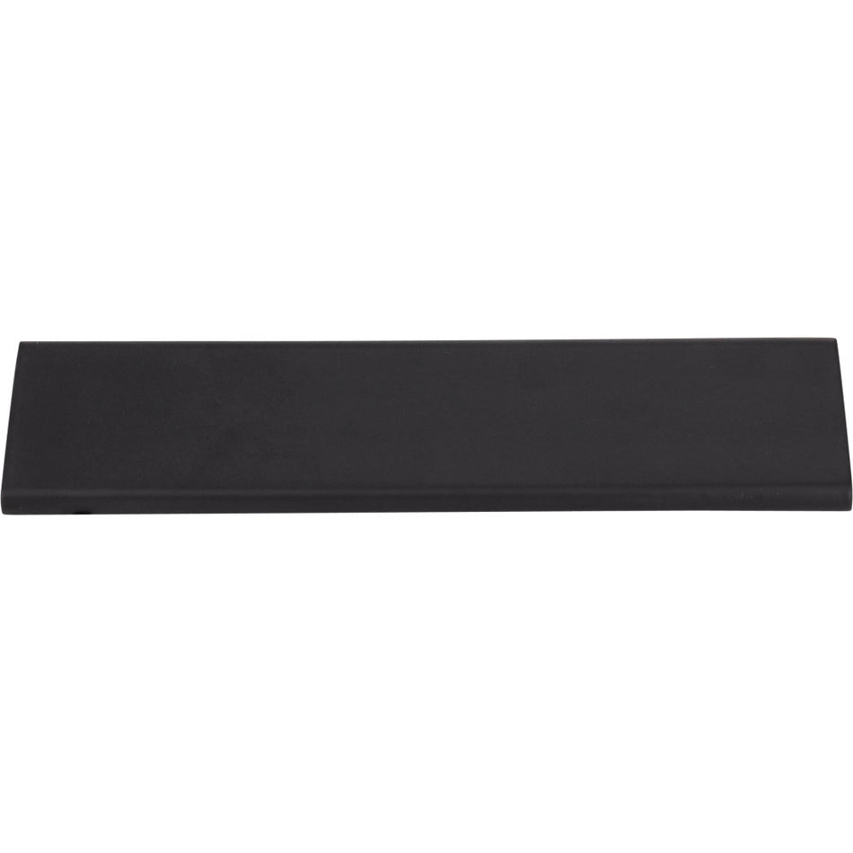 Elements A500-6MB: 127 mm cc Edgefield Edge Cabinet Pull - Matte Black