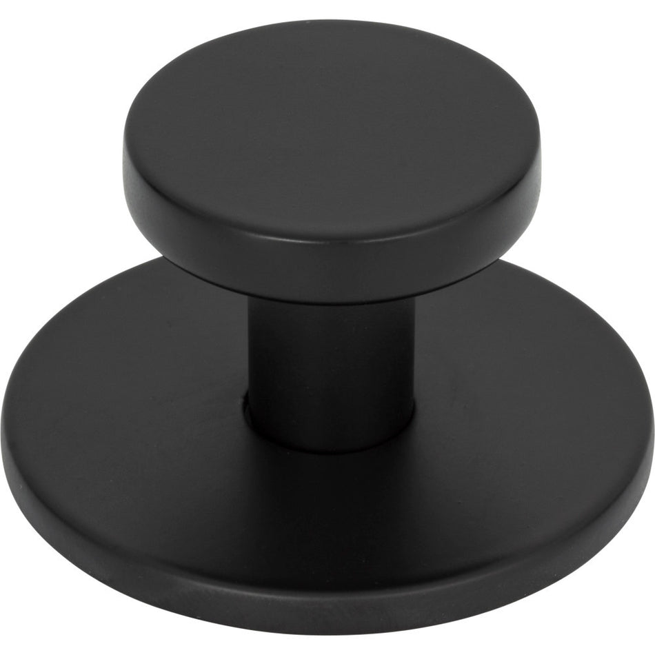 Atlas A600-BL: 1-1/4" Dot Cabinet Knob - Matte Black