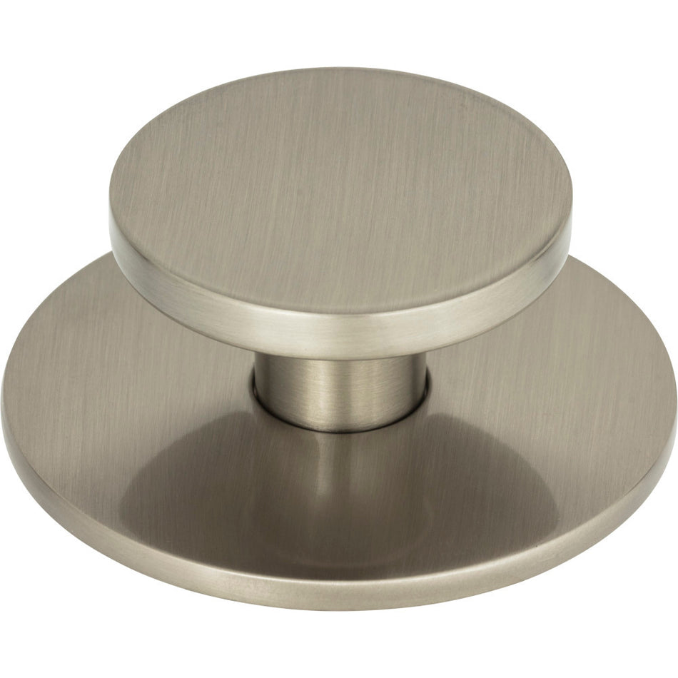 Atlas A601-BRN: 2" Dot Cabinet Knob - Brushed Nickel