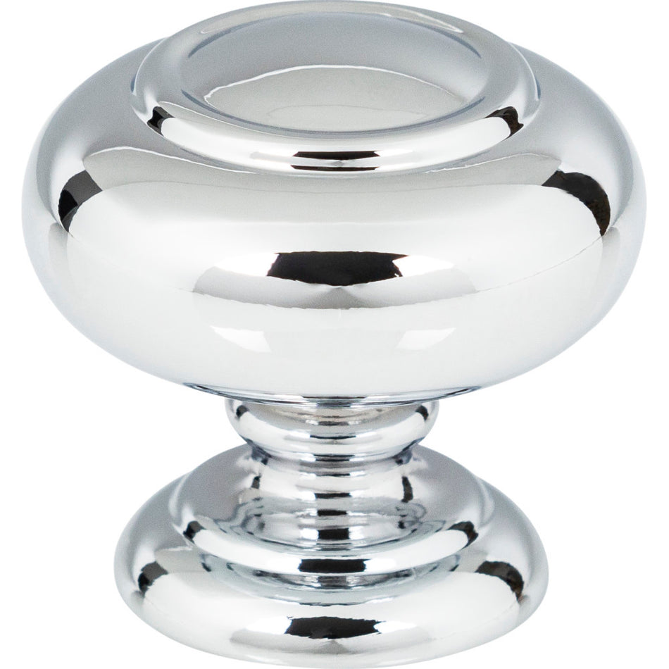 Atlas A610-CH: 1-1/4" Victoria Cabinet Knob - Polished Chrome