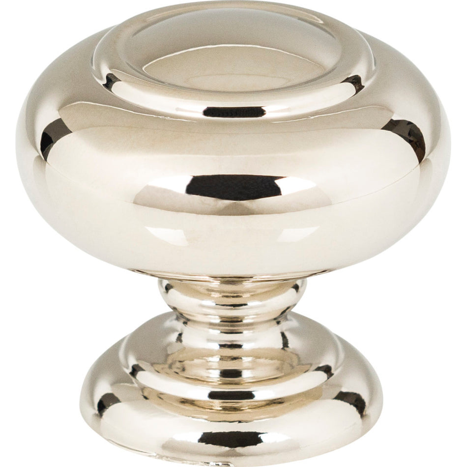 Atlas A610-PN: 1-1/4" Victoria Cabinet Knob - Polished Nickel