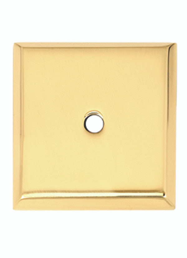 Alno A611-14-PB: 1-1/4" Contemporary Backplate - Polished Brass