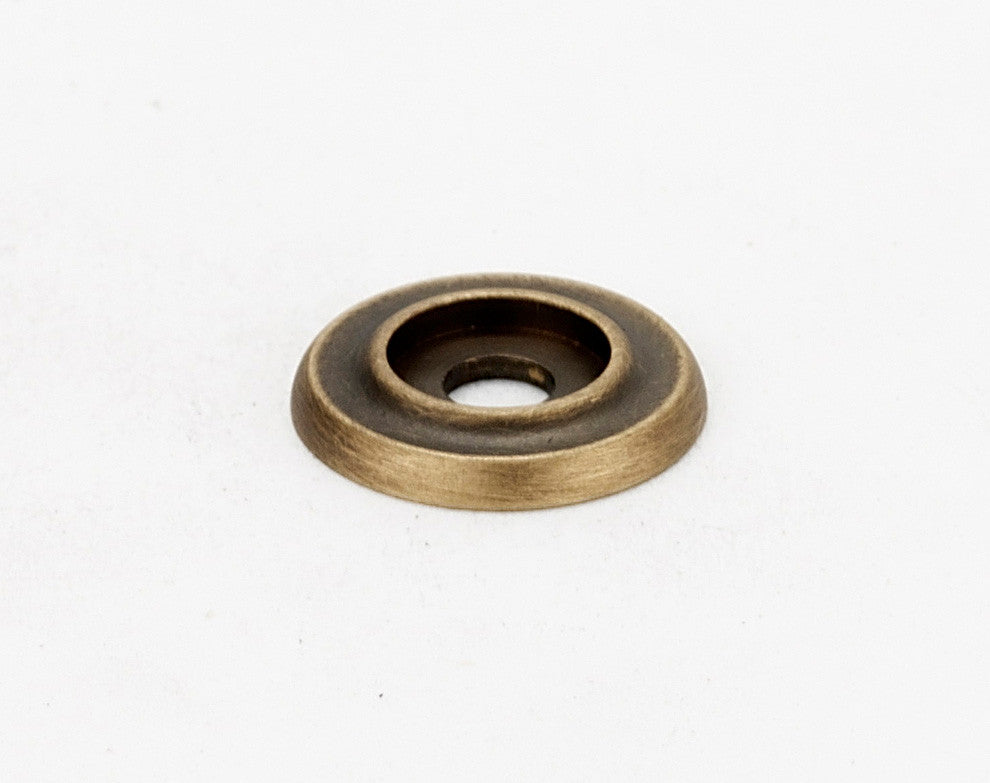 Alno A615-1-AEM: 1" Traditional Round Backplate - Antique English Matte